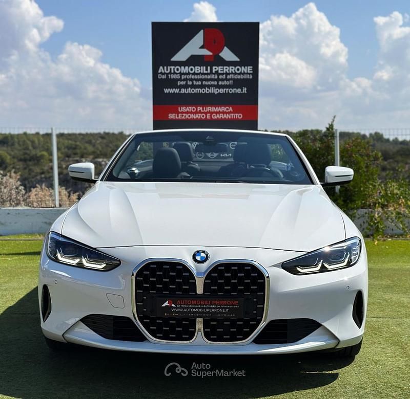 Usata BMW 420 Sport Line 184 CV (135 kW) 2023 Bianco Cabrio
