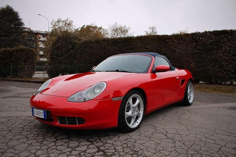 Usata Porsche Boxster 252 CV (185 kW) 2001 Rosso Cabrio
