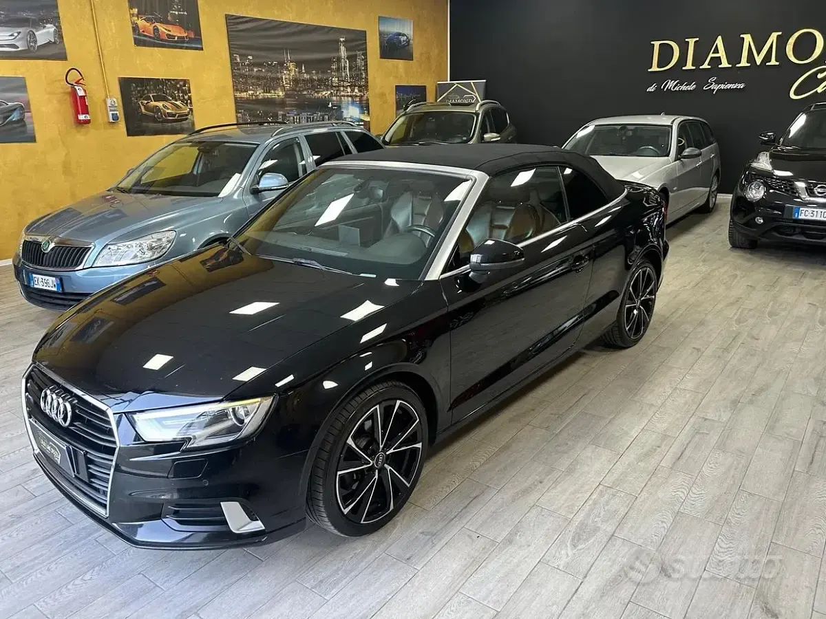 Usata Audi A3 110 CV (80 kW) 2016 Nero Cabrio