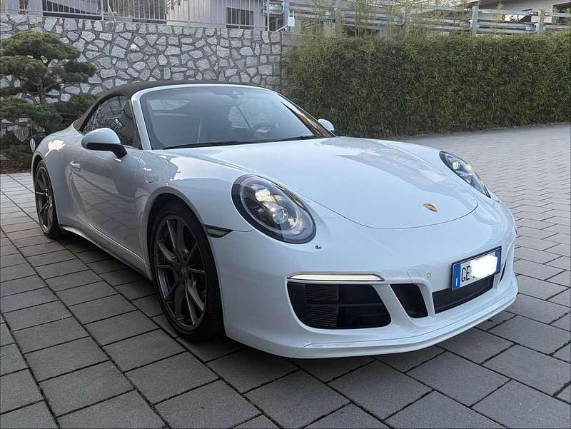 Usata Porsche 911 Carrera 4S Cabriolet 420 CV (308 kW) 2017 Bianco Cabrio