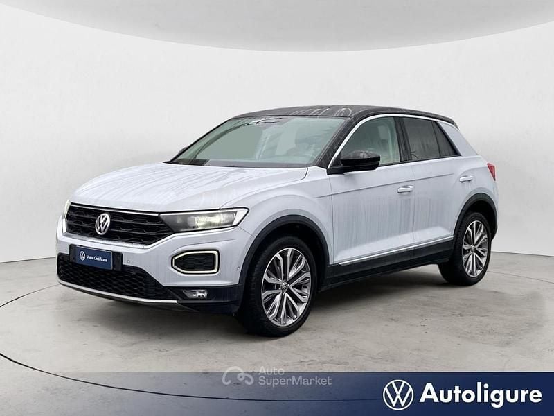 Usata VW T-Roc Advance 150 CV (110 kW) 2019 Bianco SUV