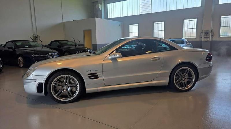 Usata Mercedes SL65 AMG AMG 612 CV (450 kW) 2004 Argento Cabrio