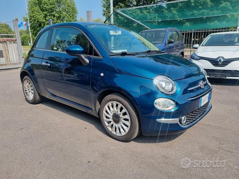 Usata Fiat 500 Lounge 95 CV (69 kW) 2017 Blu Berlina