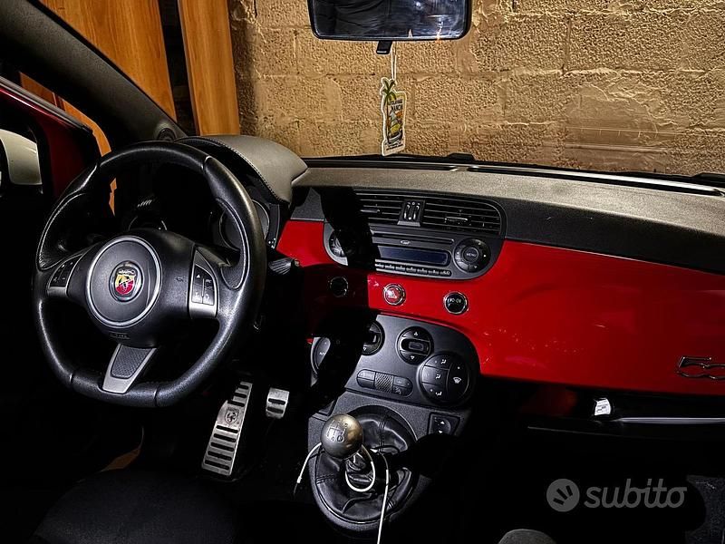 Usata Abarth 595 140 CV (102 kW) 2015 Rosso Berlina