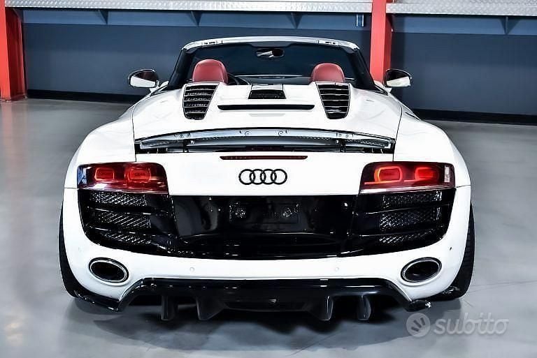 Usata Audi R8 Spyder 525 CV (386 kW) 2011 Bianco Cabrio
