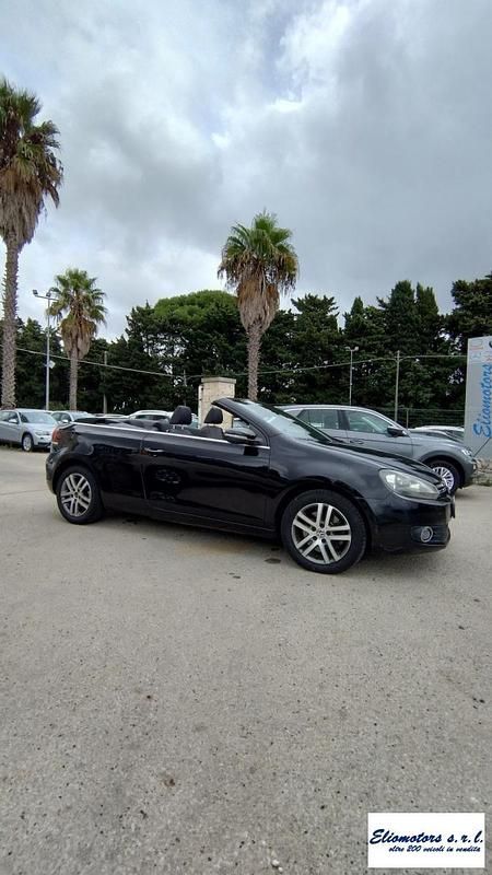 Usata VW Golf VII 149 CV (109 kW) 2014 Nero Cabrio
