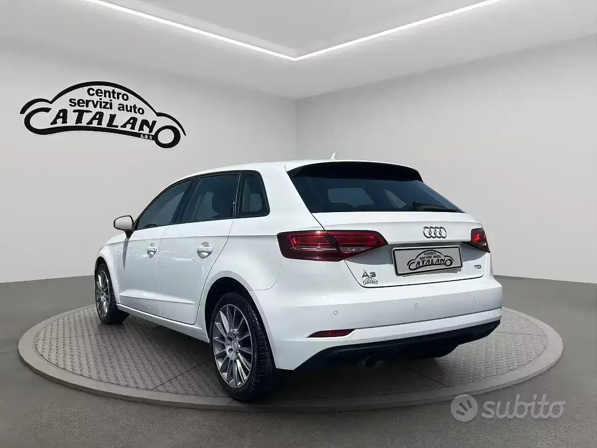 Usata Audi A3 Sport 116 CV (85 kW) 2018 Bianco Berlina