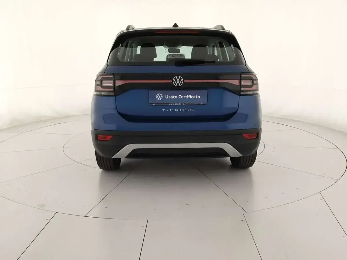 Usata VW T-Cross Style 95 CV (69 kW) 2021 Reef blue metallizzato SUV