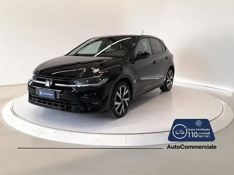Usata VW Polo R-line 95 CV (69 kW) 2023 Nero Utilitaria