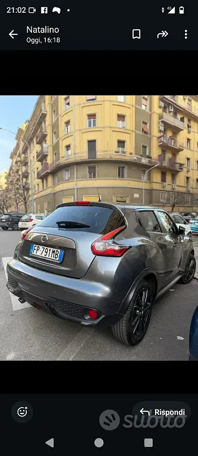Usata Nissan Juke 110 CV (80 kW) 2018 Grigio SUV