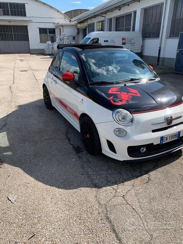 Usata Abarth 500C 2012 Bianco Cabrio