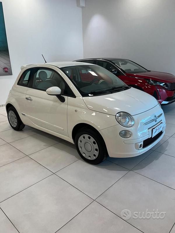 Usata Fiat 500 69 CV (50 kW) 2009 Bianco Cabrio