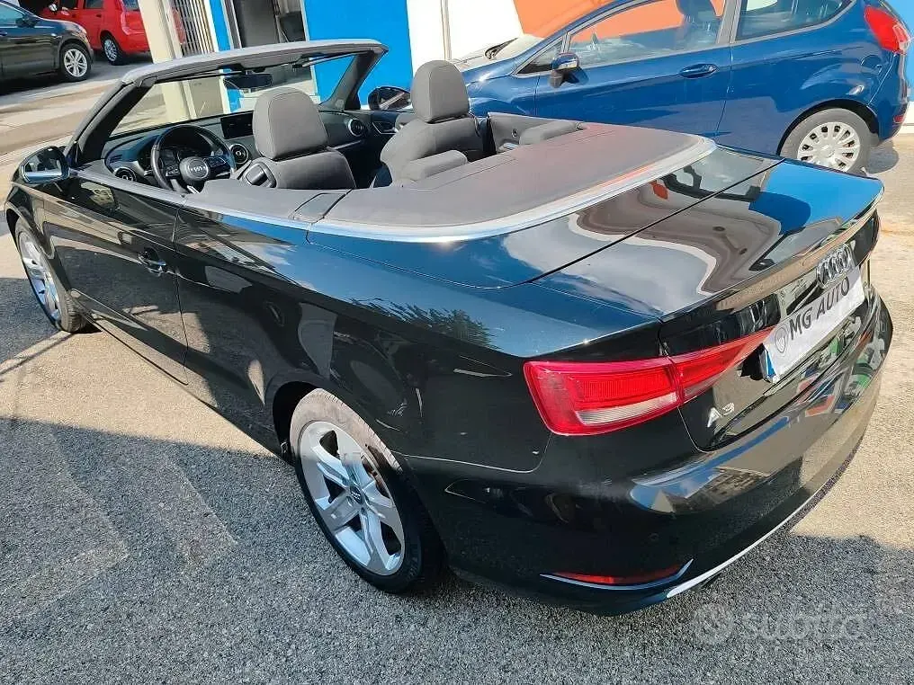 Usata Audi A3 Cabriolet 110 CV (80 kW) 2016 Nero Cabrio