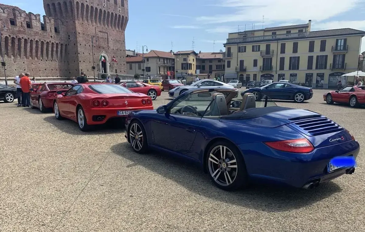 Usata Porsche 911 Carrera Cabriolet 345 CV (253 kW) 2008 Blu/azzurro Cabrio