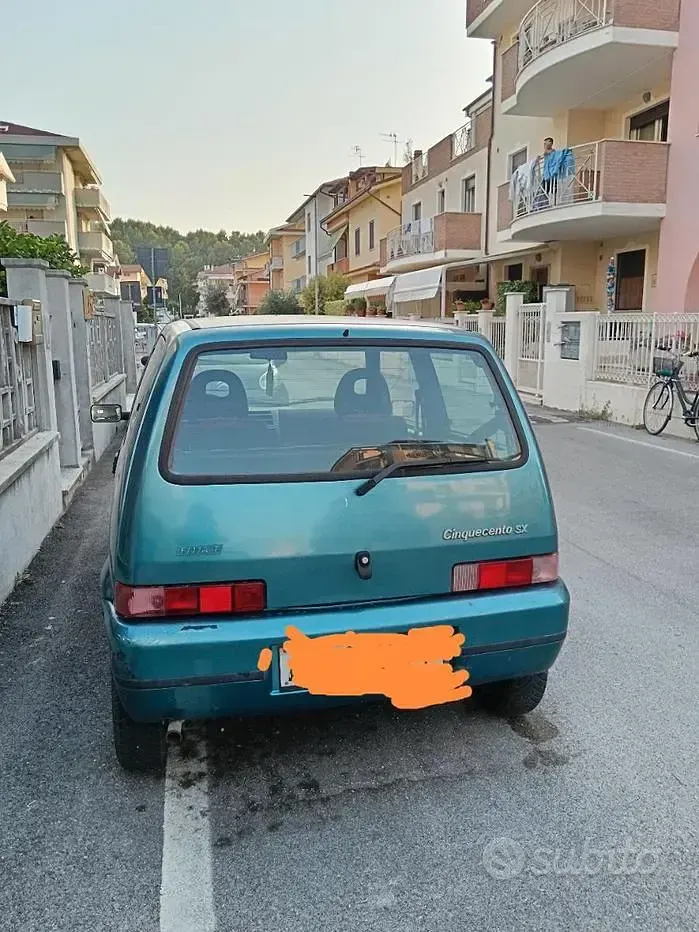 Usata Fiat 500 120 CV (88 kW) 1996 Bluazzurro Utilitaria