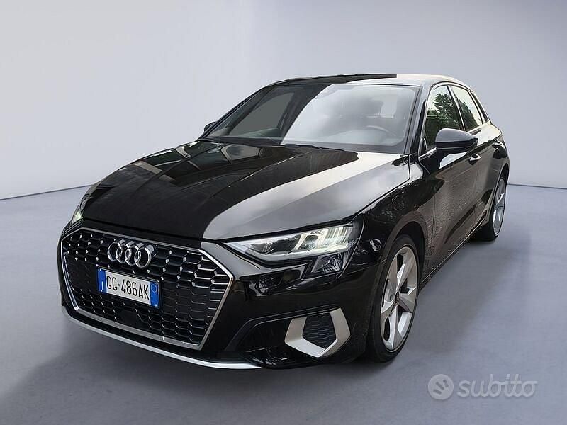 Usata Audi A3 Advanced Plus 150 CV (110 kW) 2021 Nero Berlina