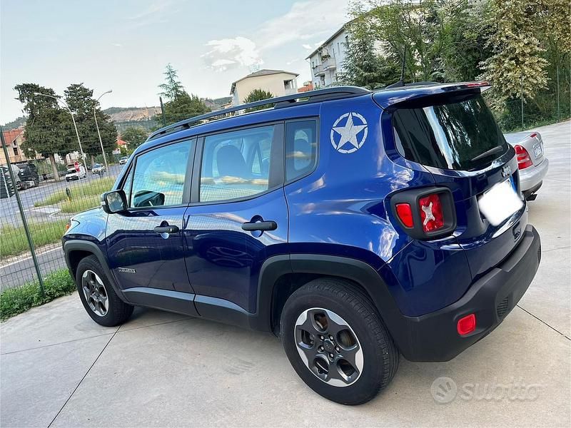 Usata Jeep Renegade 110 CV (80 kW) 2018 Blu SUV