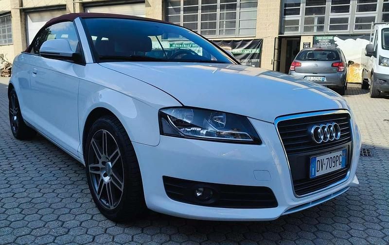 Usata Audi A3 Cabriolet Attraction 105 CV (77 kW) 2009 Bianco Cabrio