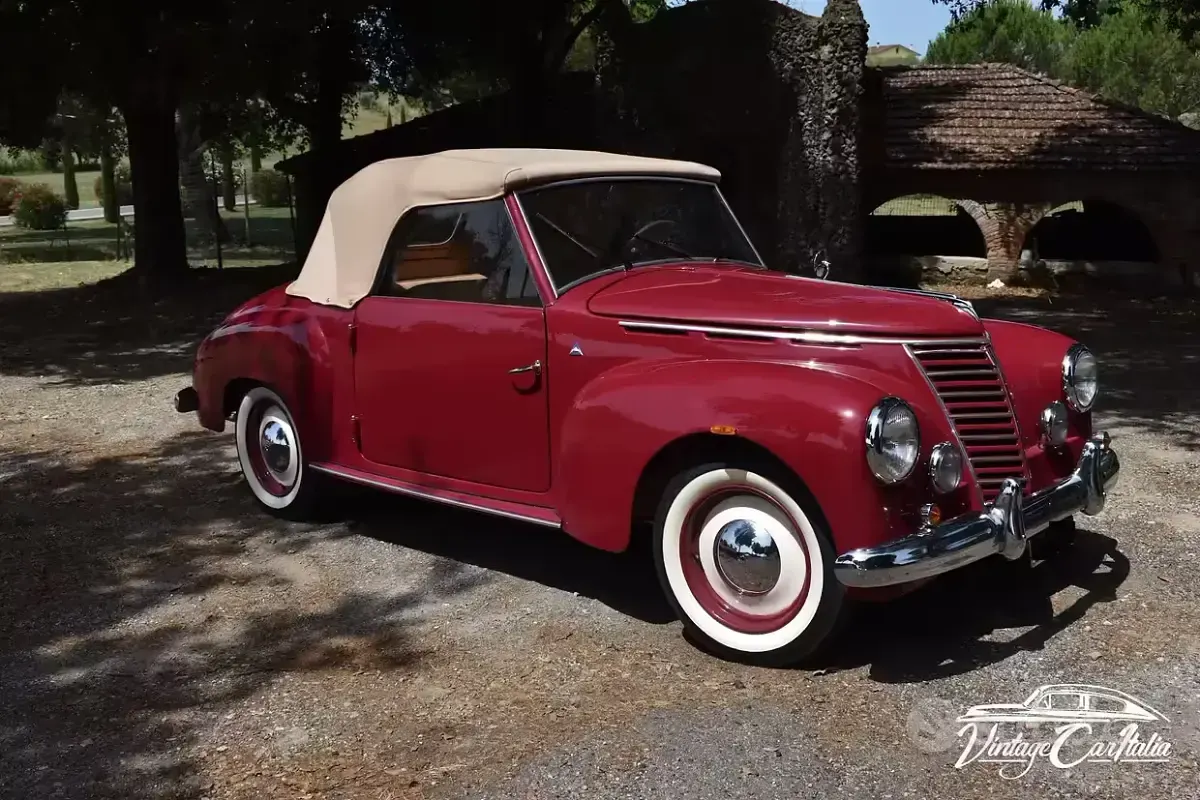 Usata Fiat 1100 62 CV (45 kW) 1950 Cabrio