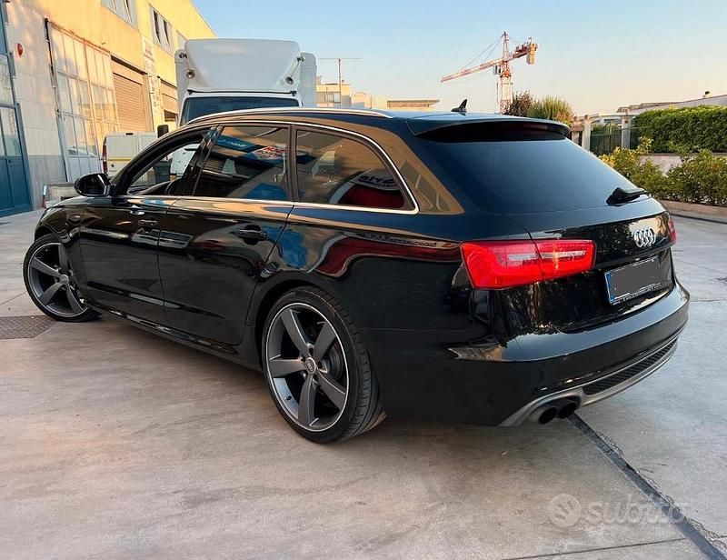 Usata Audi A6 S-Line 177 CV (130 kW) 2012 Nero Station wagon