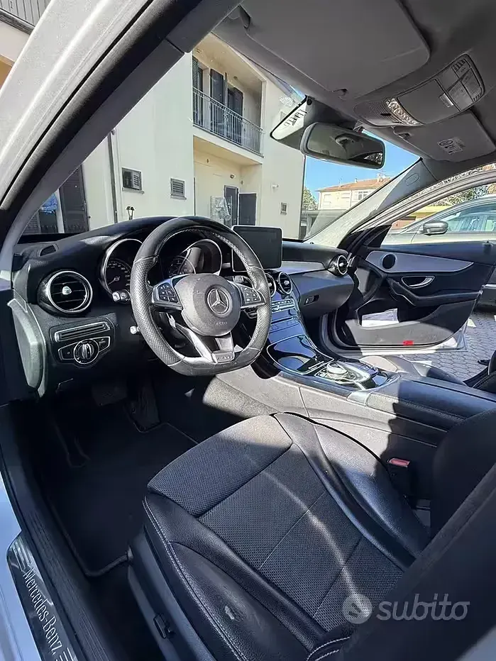 Usata Mercedes C220 170 CV (125 kW) 2014 Grigio Berlina
