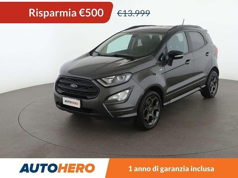 Grigio Usata 2019 Ford Ecosport ST-Line SUV | 13.499 € (Buon prezzo) - Immagine 1/3