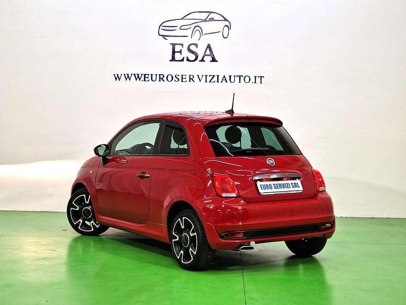 Usata Fiat 500 Lounge 69 CV (50 kW) 2018 Rosso Utilitaria