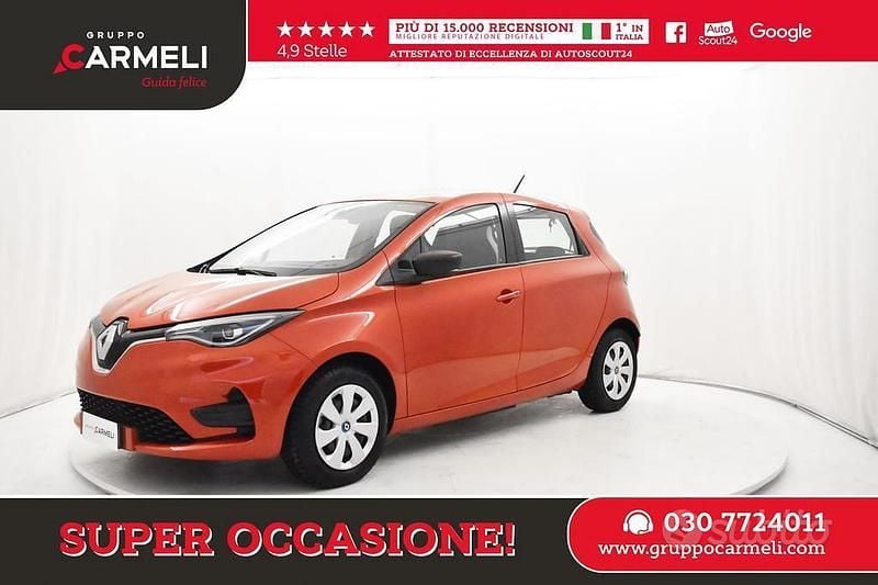 Usata Renault Zoe Life 80 kW (109 CV) 2020 Rosso Utilitaria