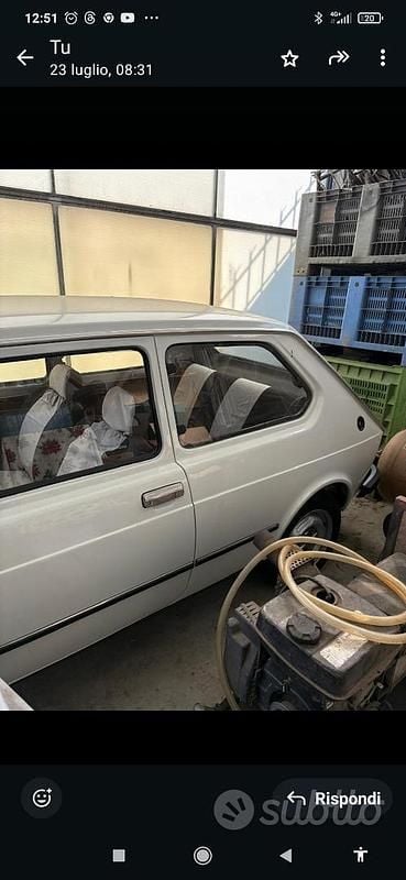 Usata Fiat 127 50 CV (36 kW) 1980 Bianco Utilitaria