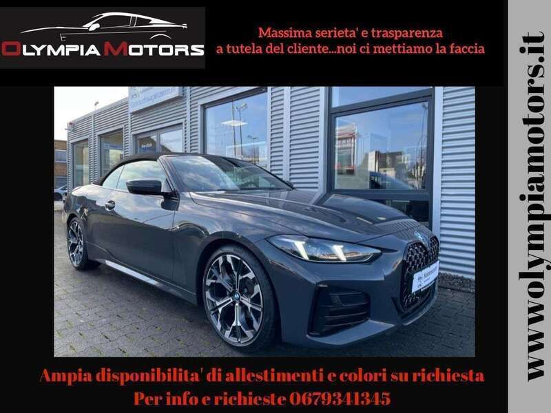 Usata BMW 420 M Sport 190 CV (139 kW) 2022 Nero Cabrio