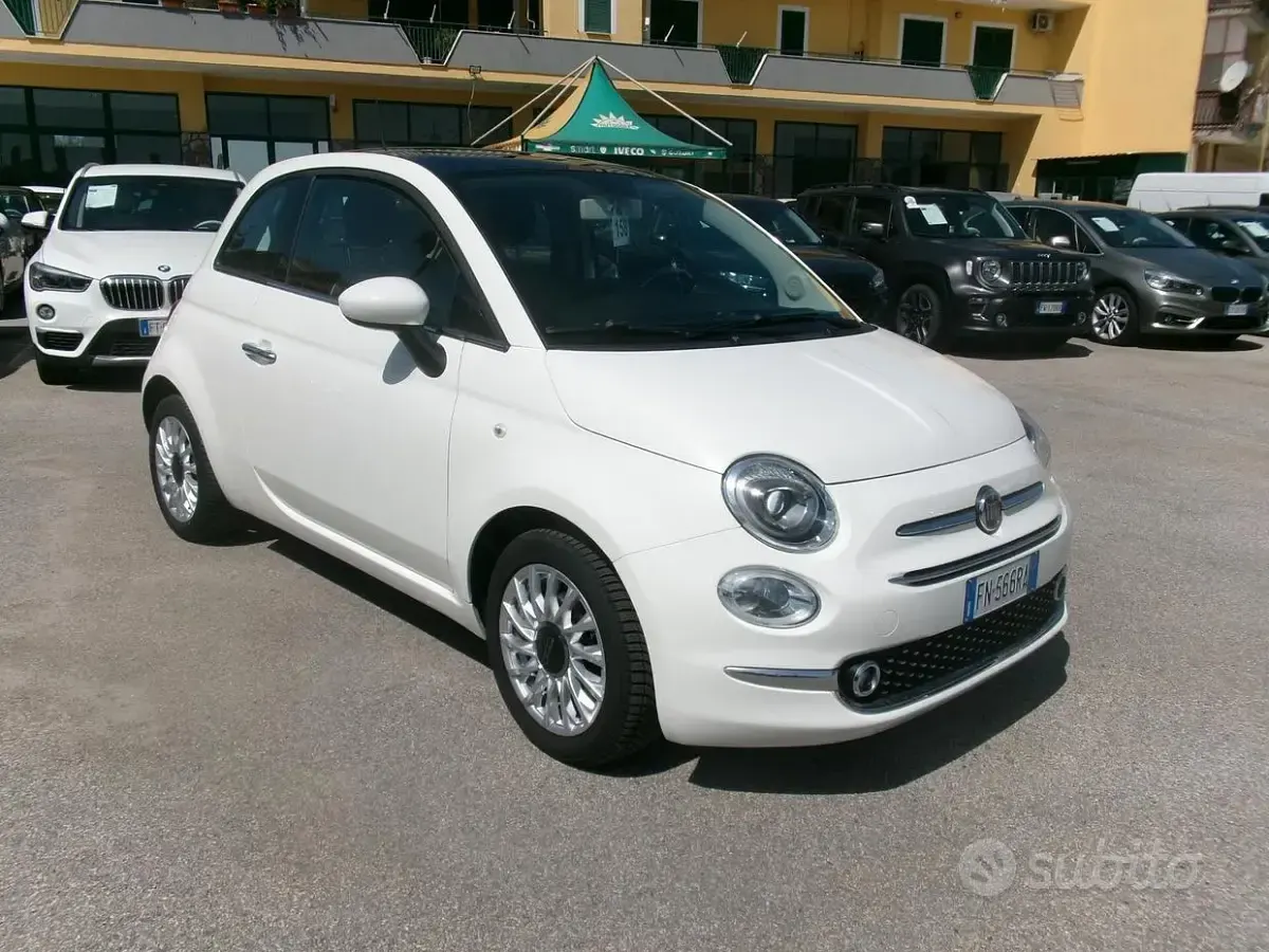 Usata Fiat 500 Lounge 69 CV (50 kW) 2018 Bianco Berlina