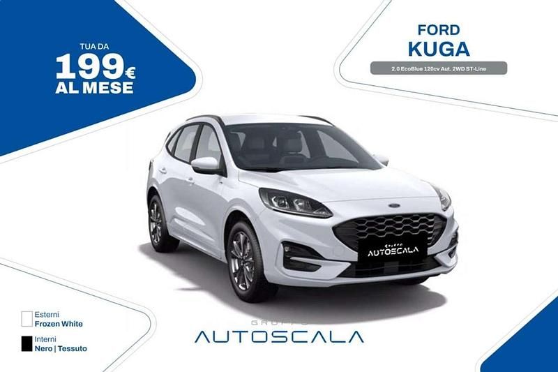 Usata Ford Kuga ST-Line 120 CV (88 kW) 2023 Frozen white SUV