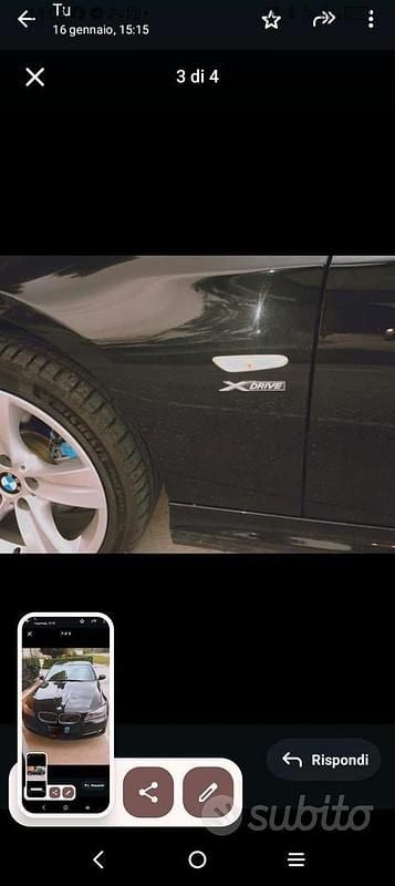 Usata BMW 320 2012 Nero Berlina