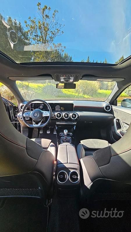 Usata Mercedes A180 AMG 136 CV (100 kW) 2019 Nero Berlina