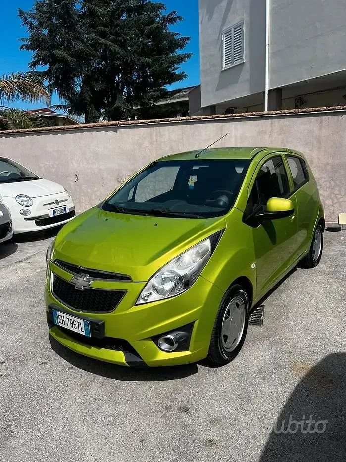Usata Chevrolet Spark LS 65 CV (47 kW) 2012 Verde Utilitaria