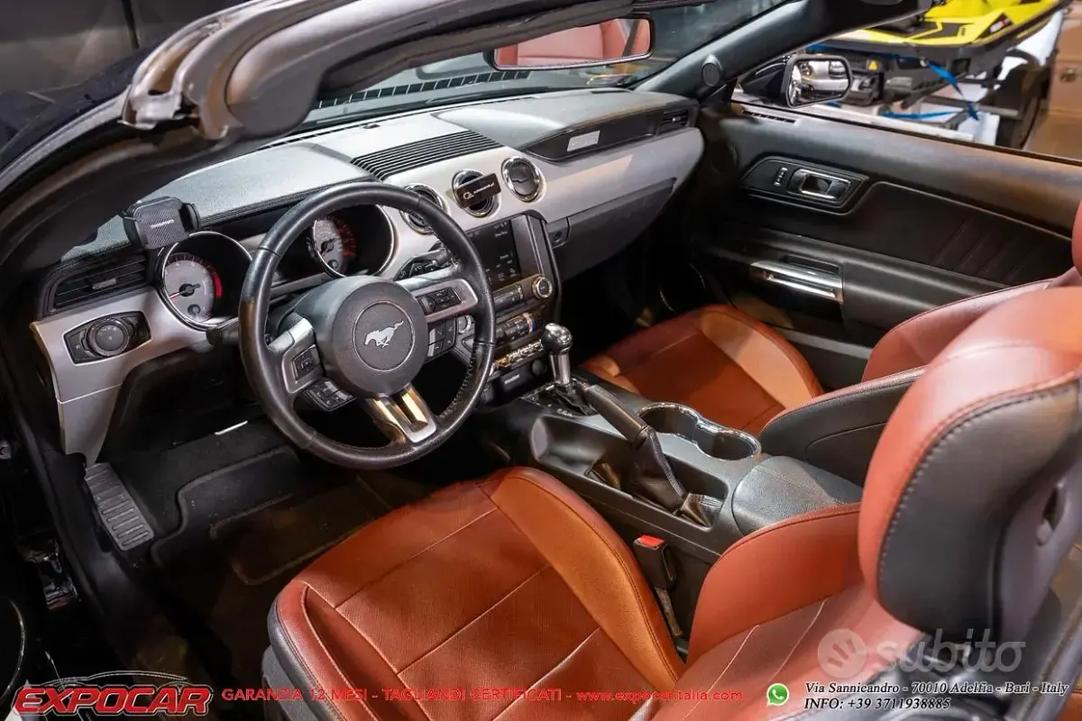 Usata Ford Mustang Convertible 290 CV (213 kW) 2017 Nero Cabrio