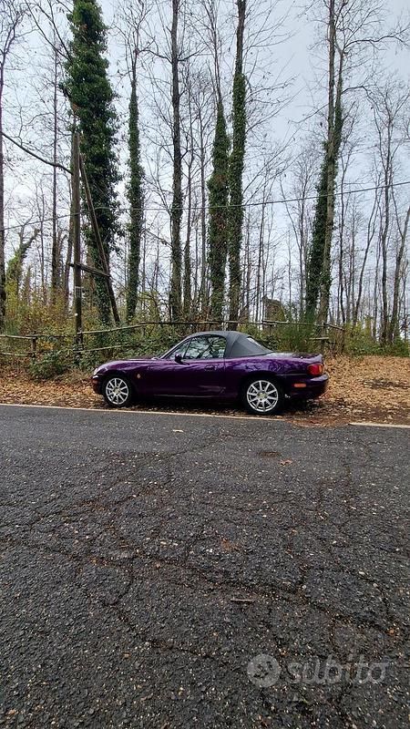 Usata Mazda MX5 110 CV (80 kW) 1999 Blu Cabrio