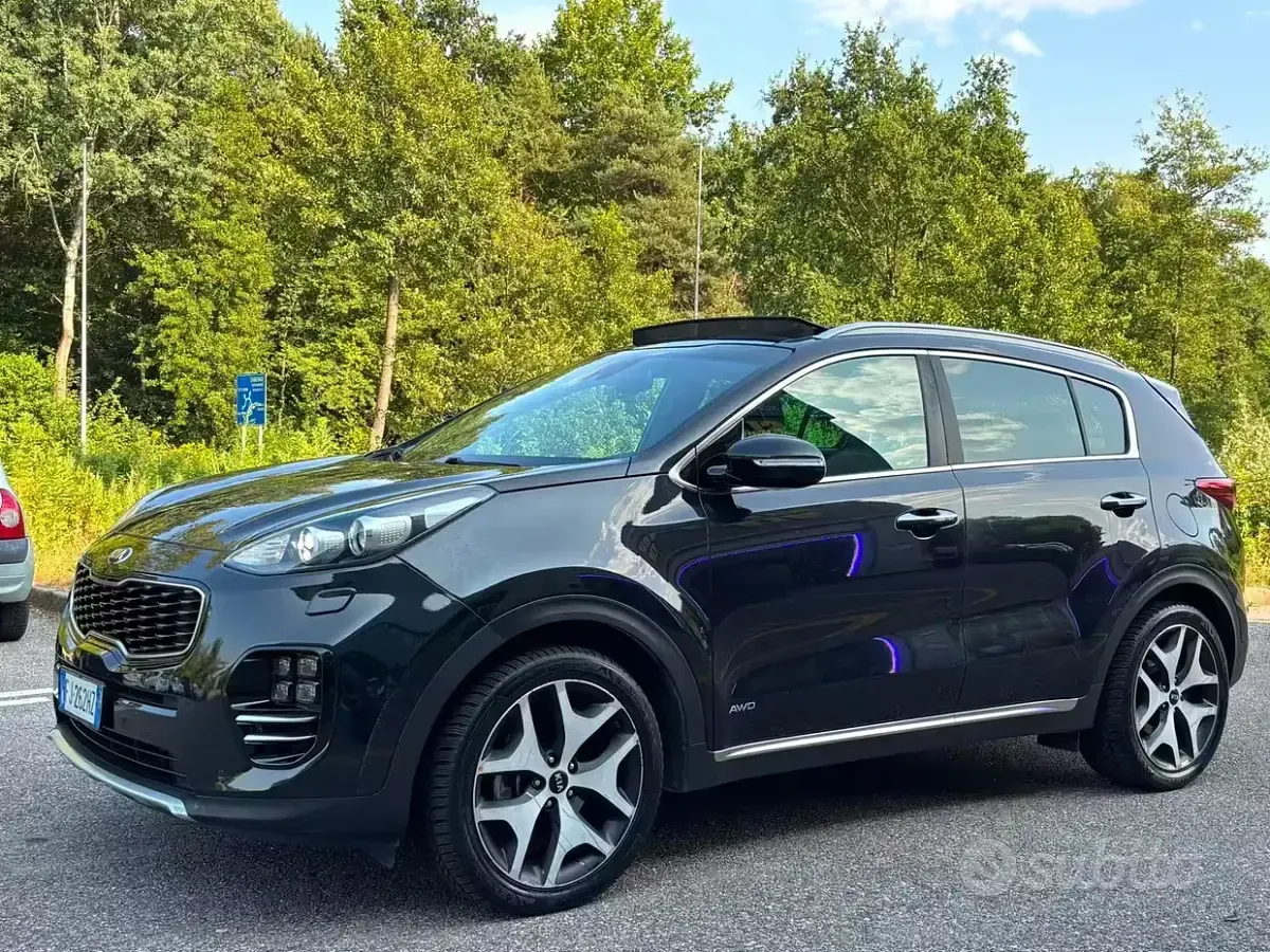 Usata Kia Sportage GT-Line 185 CV (136 kW) 2017 Nero SUV