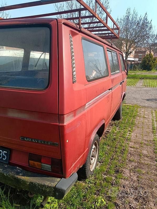 Usata VW T3 1984 Rosso Furgone
