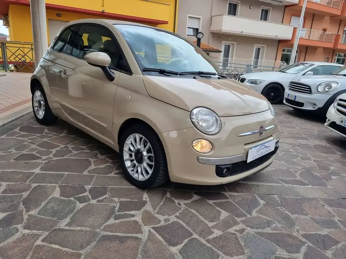 Usata Fiat 500C Lounge 95 CV (69 kW) 2014 Beige Cabrio