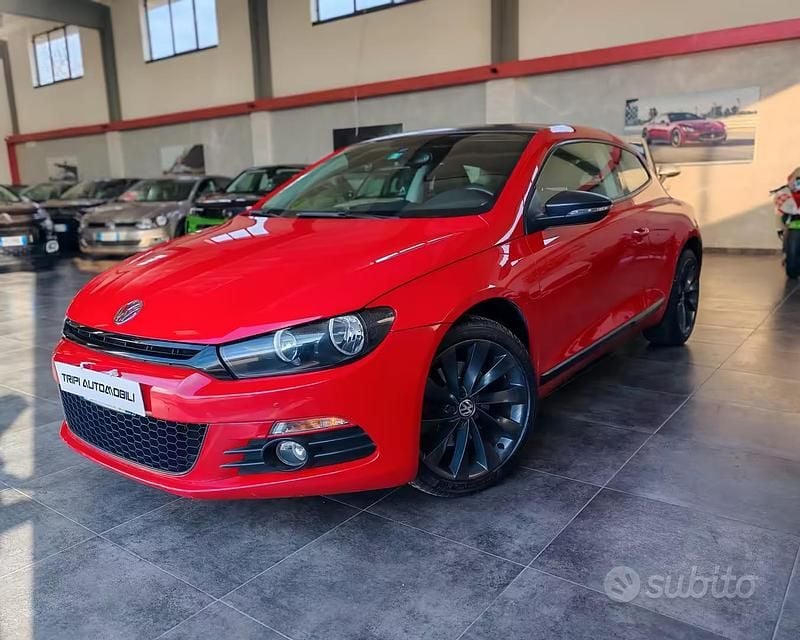 Usata VW Scirocco 160 CV (117 kW) 2009 Rosso Coupé