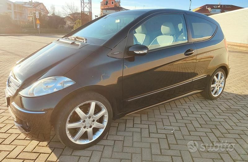 Usata Mercedes A150 Avantgarde 95 CV (69 kW) 2006 Nero Coupé