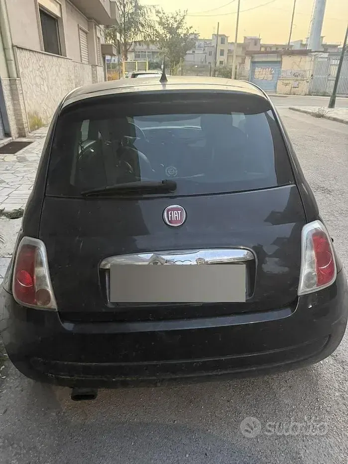 Usata Fiat 500 75 CV (55 kW) 2008 Nero Berlina