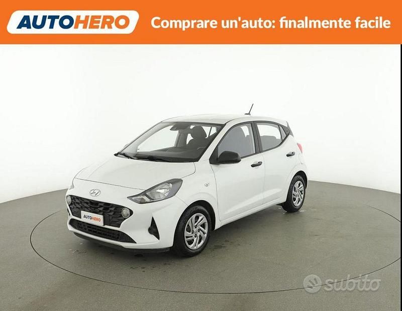 Usata Hyundai i10 Advanced 67 CV (49 kW) 2021 Bianco Utilitaria