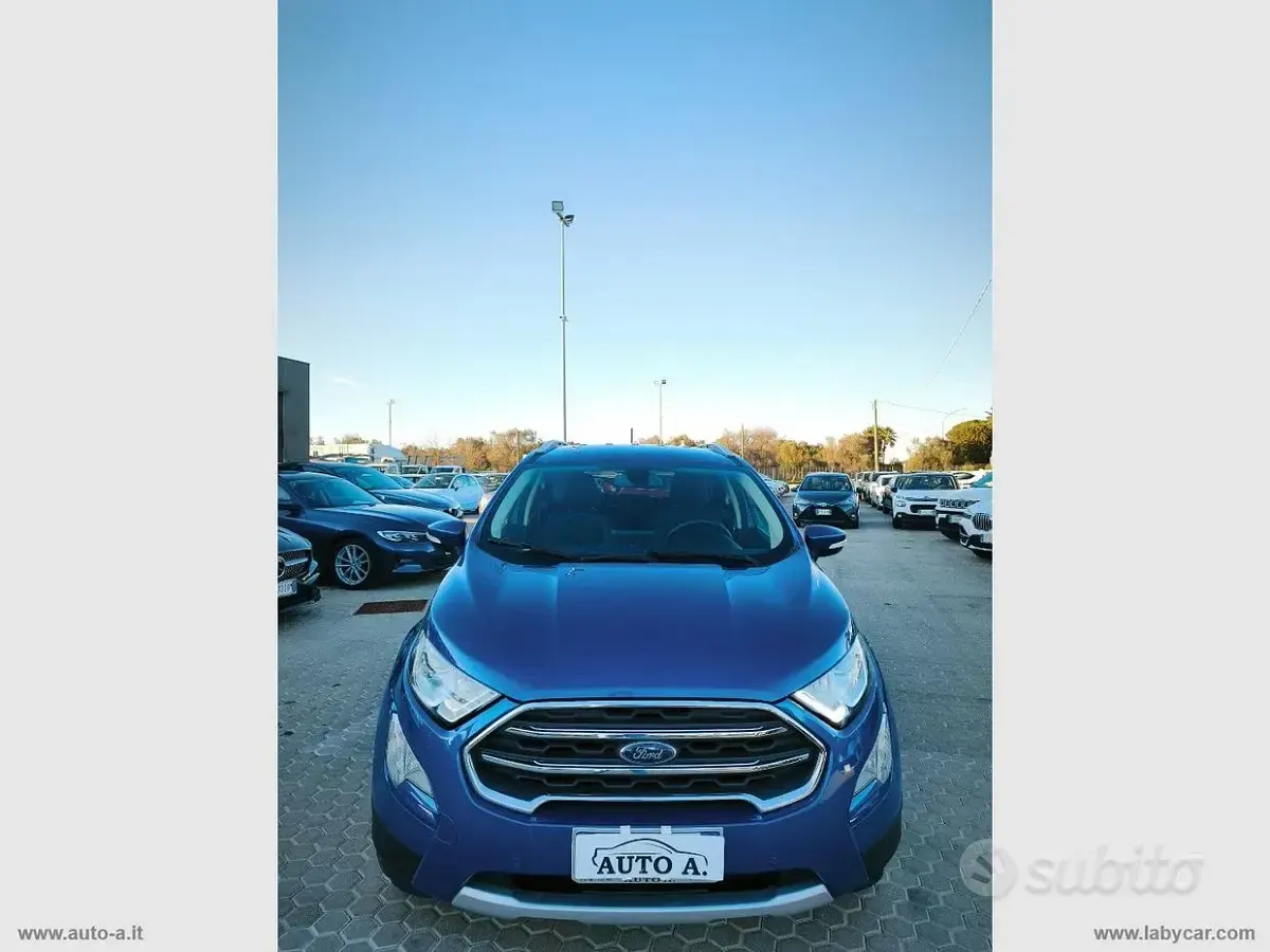 Usata Ford Ecosport Titanium 100 CV (73 kW) 2019 Blu/azzurro SUV