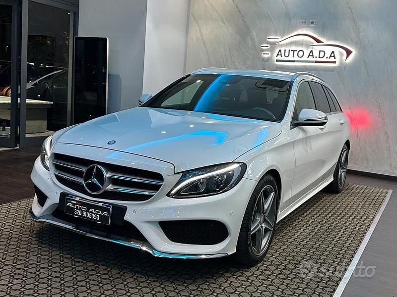 Usata Mercedes C220 Premium 170 CV (125 kW) 2016 Bianco Station wagon