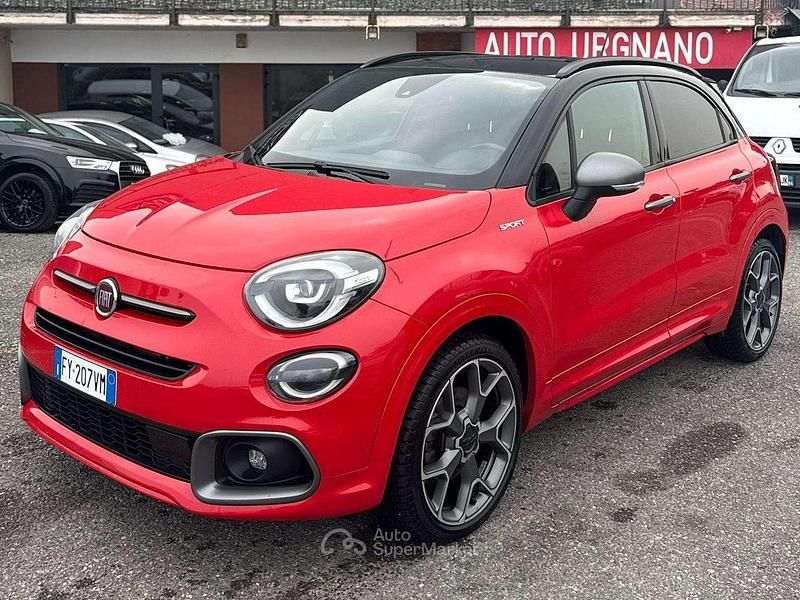 Usata Fiat 500X Sport 150 CV (110 kW) 2019 Rosso SUV