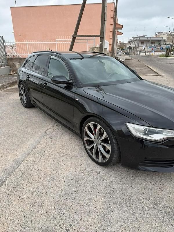 Usata Audi A6 S-Line 177 CV (130 kW) 2012 Nero Station wagon