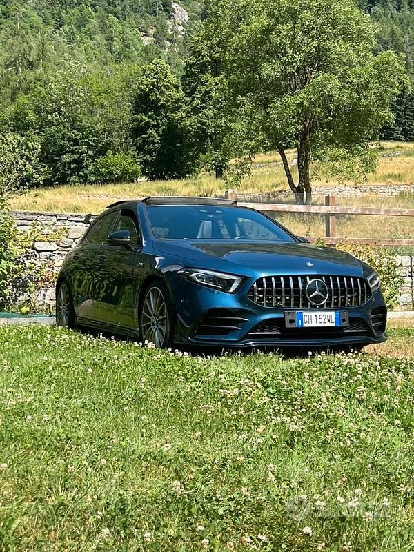 Usata Mercedes A35 AMG AMG Edition 1 345 CV (253 kW) 2019 Blu Utilitaria