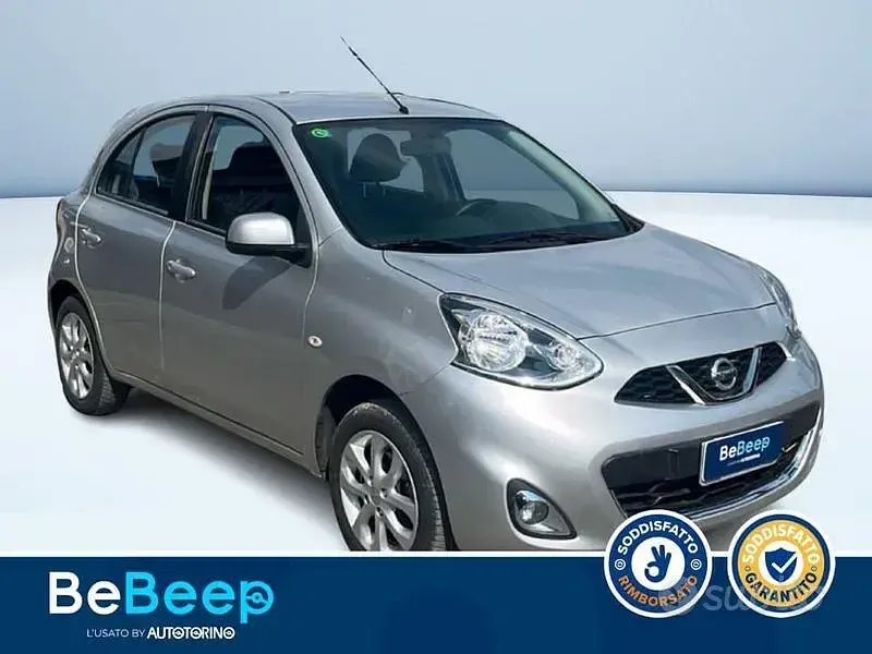 Usata Nissan Micra Acenta 80 CV (58 kW) 2014 Grigio Utilitaria